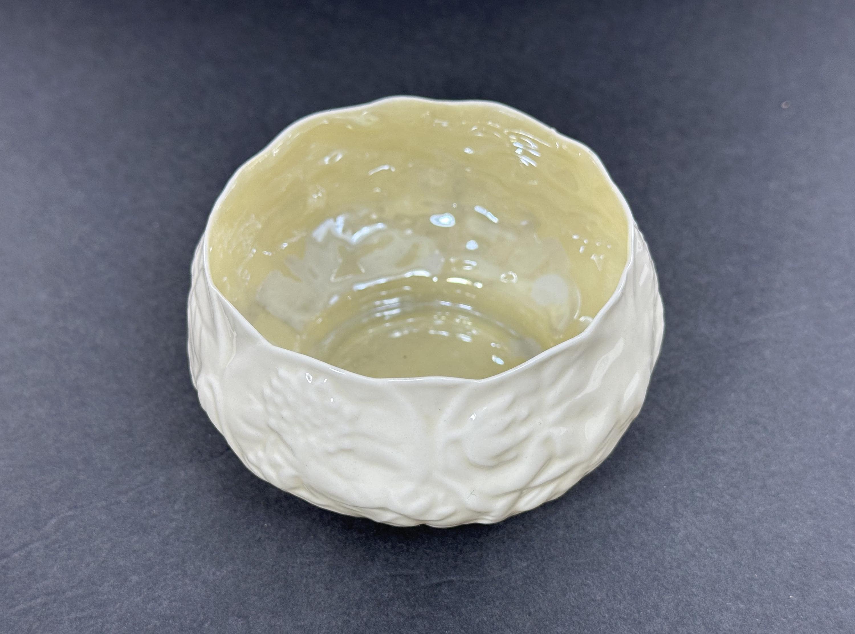 Belleek ベリーク クリーム＆シュガーボウル イエローラスター Belleek ベリーク クリーム＆シュガーボウル イエローラスター