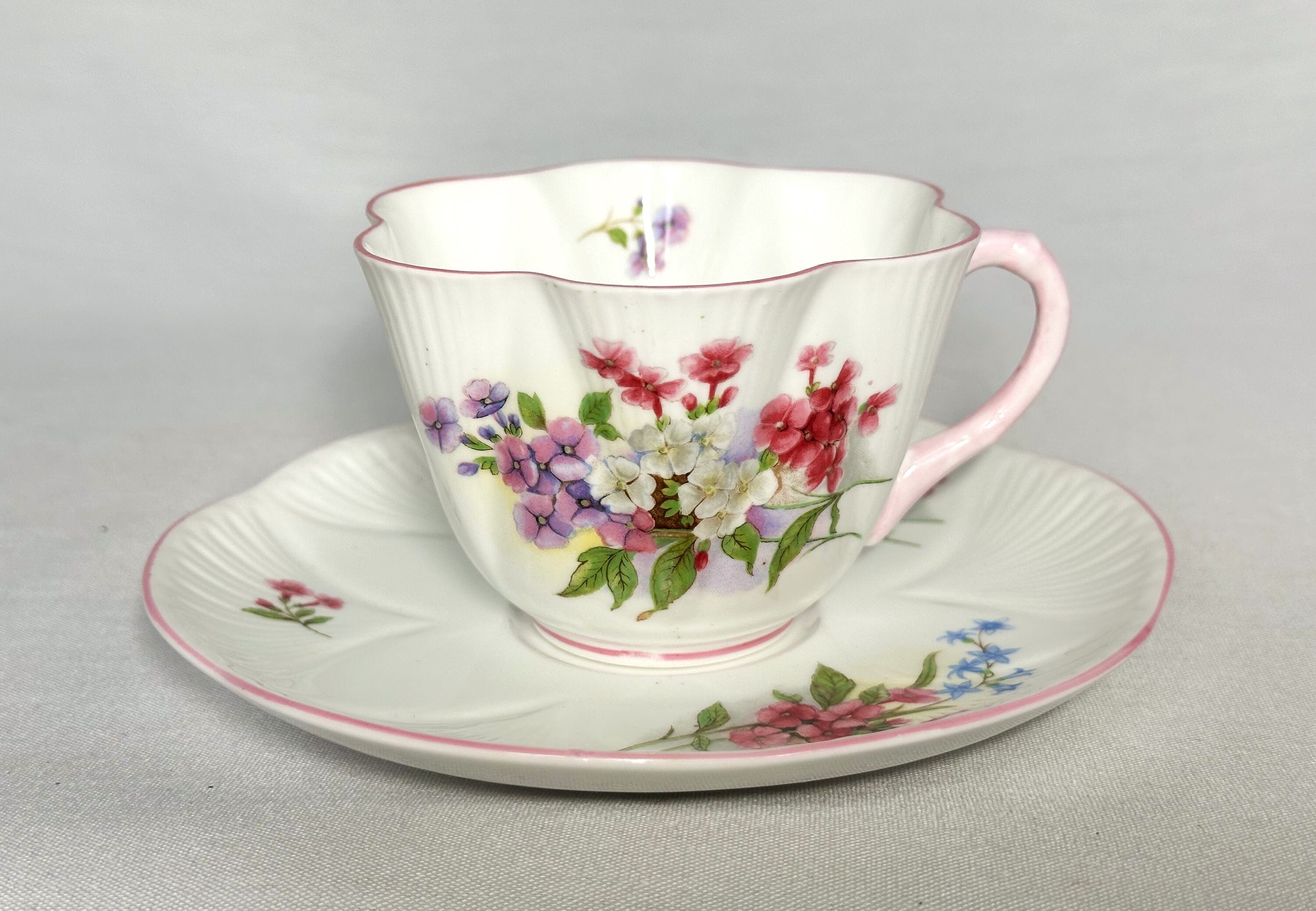 Shelley wildflower teacup - Etsy 日本