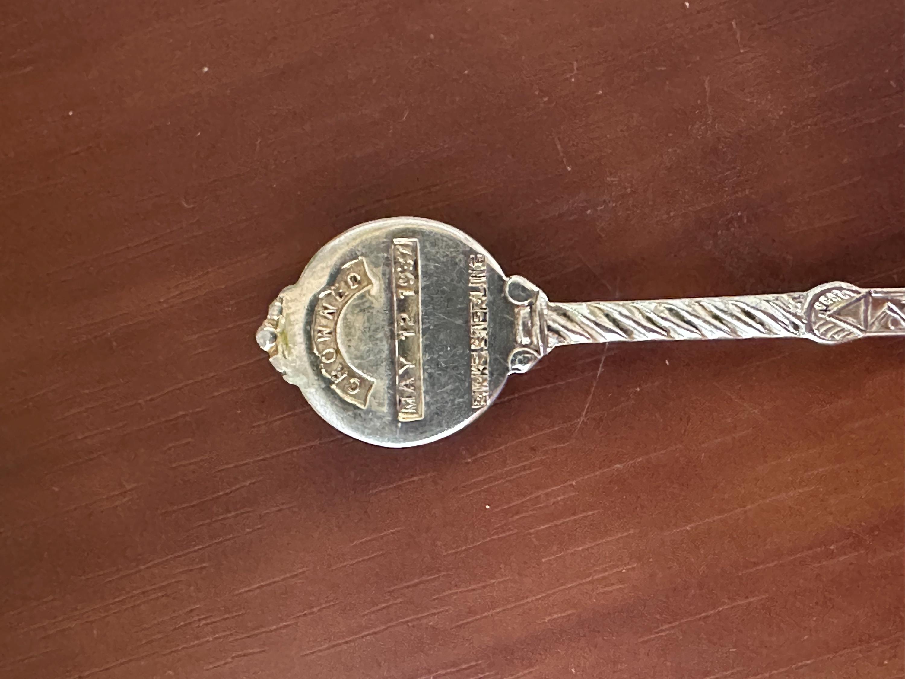 1937 Anointing Spoon, Coronation George VI & Queen Elizabeth