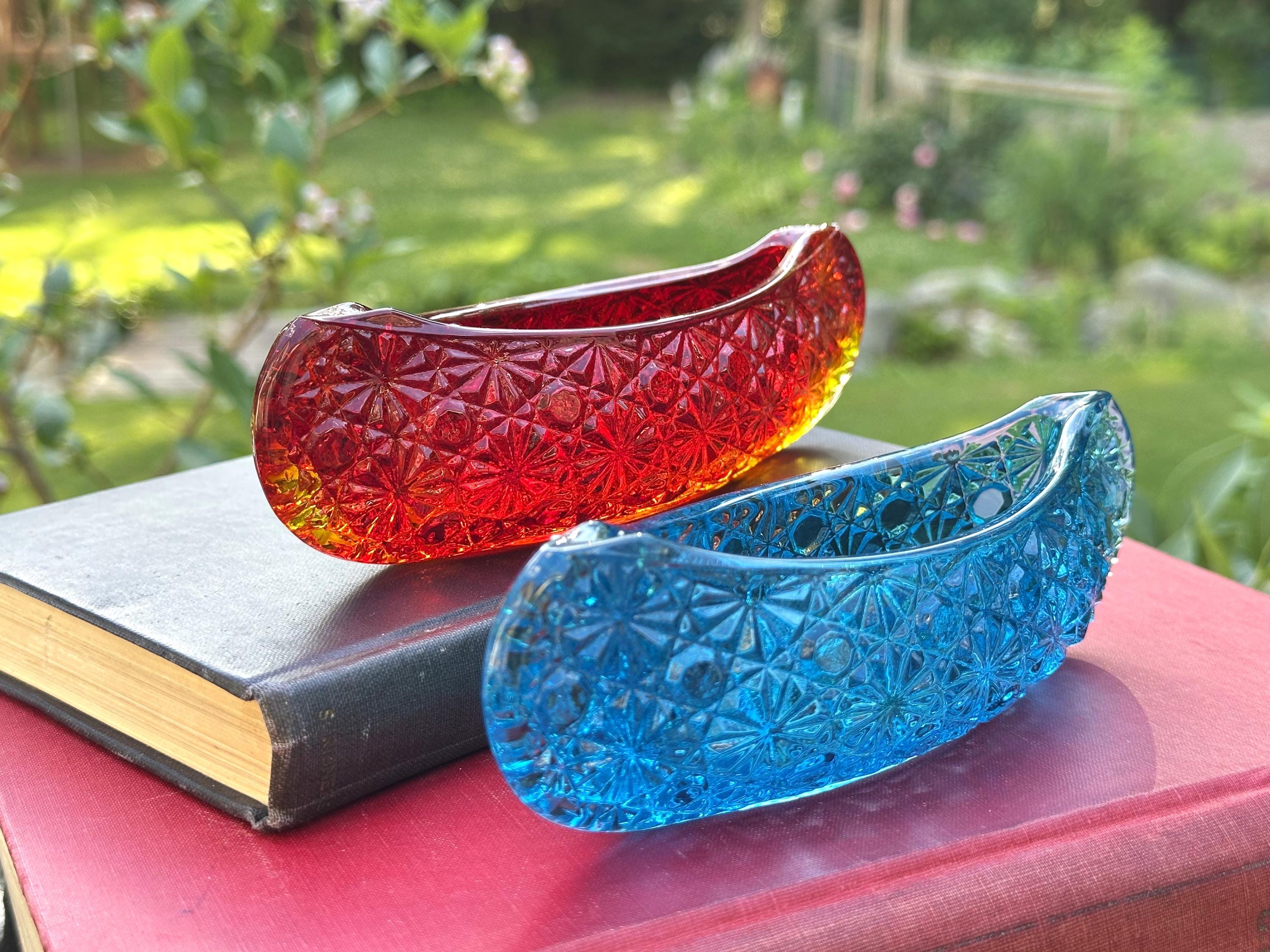 Fenton Daisy and Button Canoe - Etsy