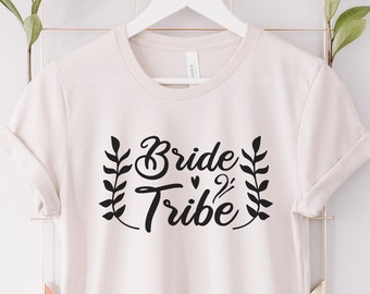 Bride Tribe Shirts, Bride Squad Shirt, Bachelorette Party Shirts, Bridal Party Shirt, Wedding Party T-Shirt, Wedding Shower Shirt