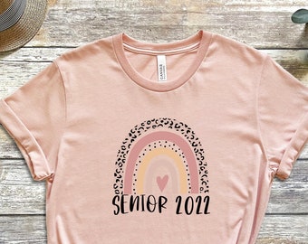 2022 Senior T-Shirt, Rainbow Senior Shirt, Class of 2022, 2022 Senior Shirt, Graduation Shirt, Senior Gift, High School Graduation Gift