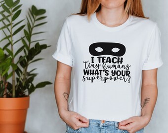 Teacher of Tiny Humans Tshirt, Teacher Shirt, Teacher Life, Teacher Gift, Kindergarten Teacher, Preschool Teacher, Teacher Team Shirts