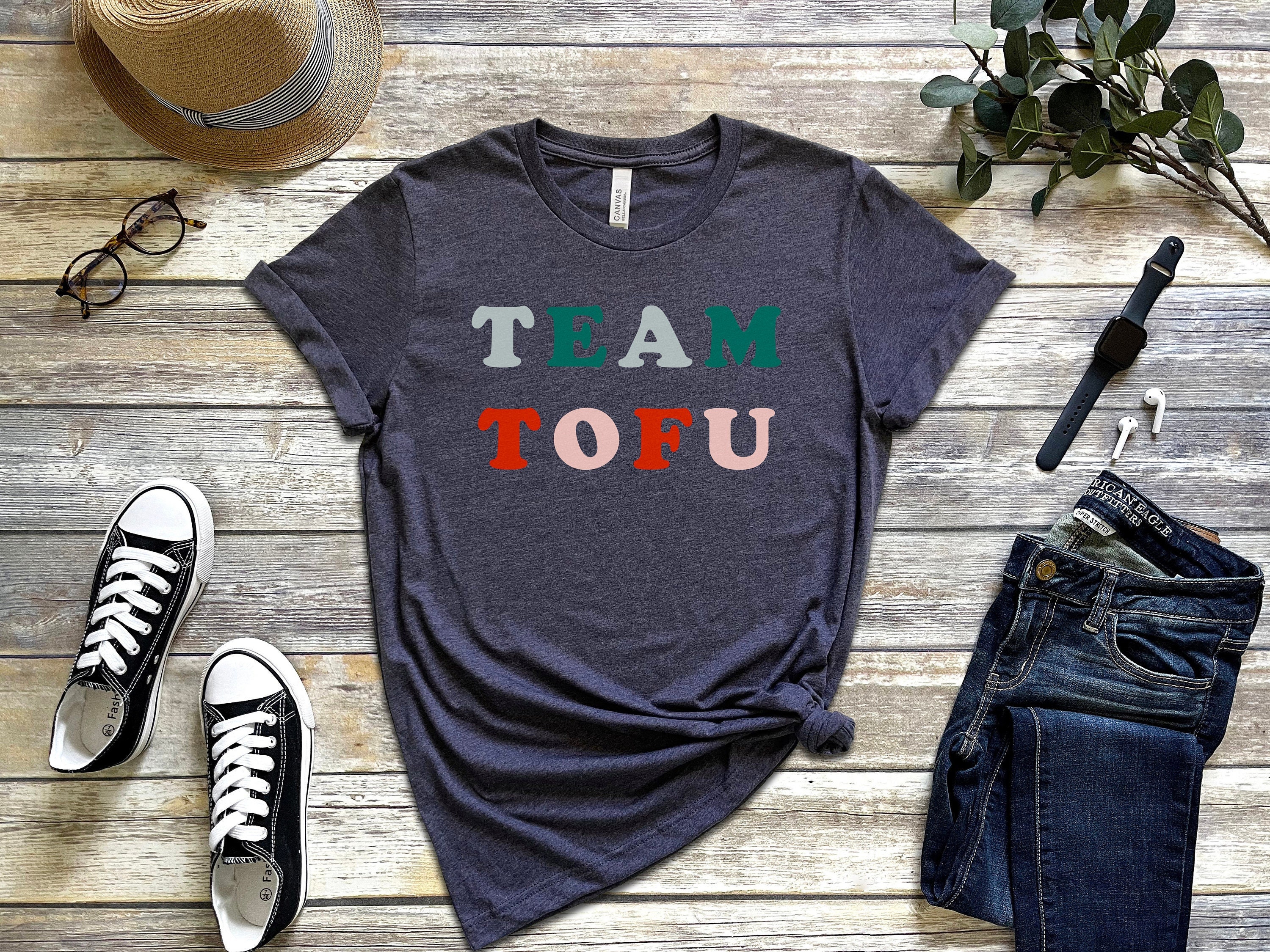 Discover Team Tofu Shirt, Vegan Shirt, Vegetarian Shirt, Gift for Vegan, Vegan T Shirt, Vegetarian T Shirt, Animal Lover Tees