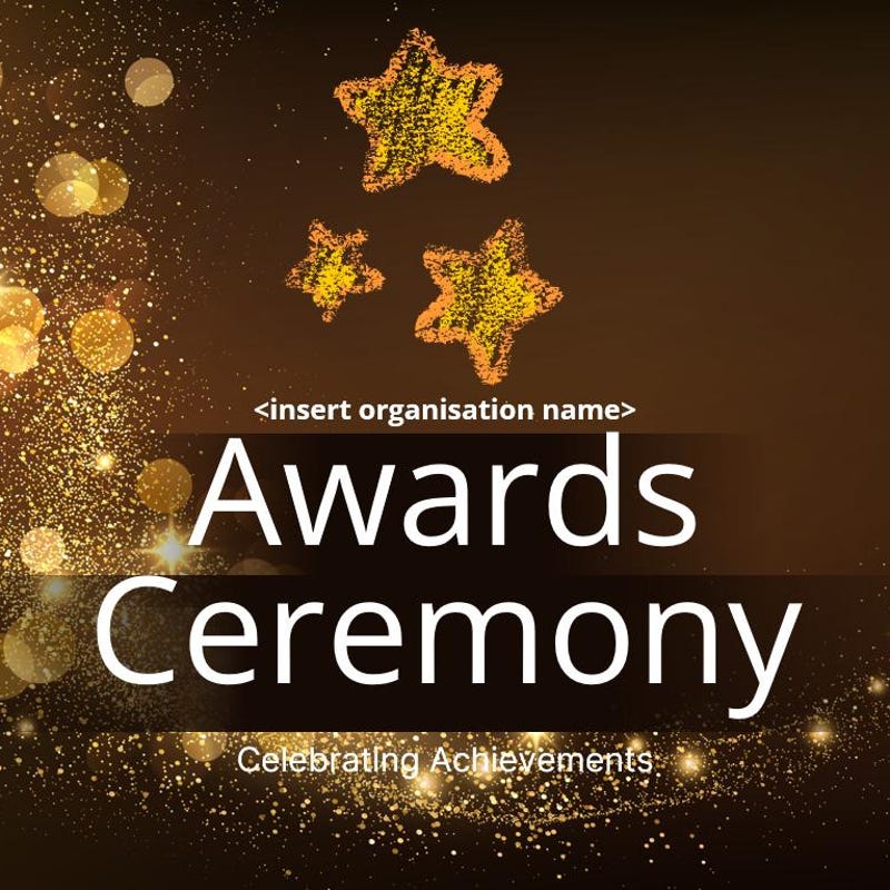 Awards Template Ppt - Etsy