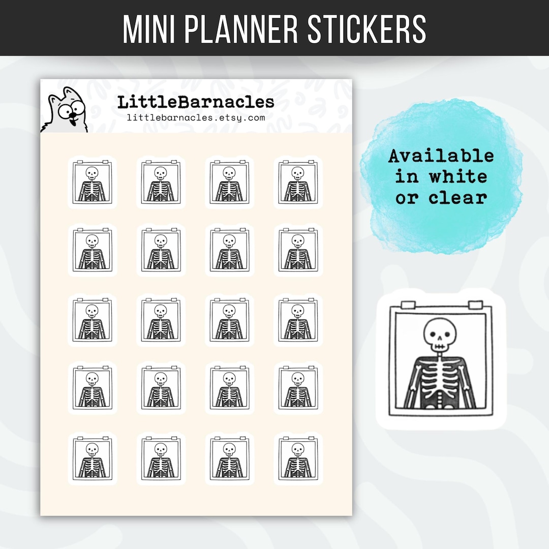 Mri Scanner Sticker X-ray Planner Stickers • Medical Imaging Reminder Icons • MRI & CT Scan ...