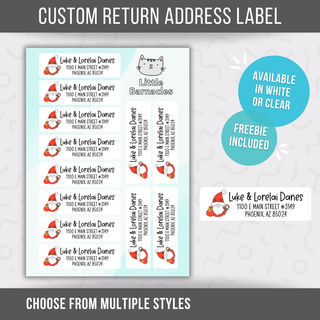 Custom Address Labels, Return Address Labels, Personalized Mailing ...