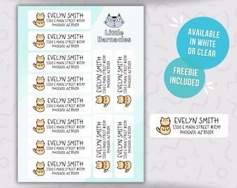 Custom Address Labels, Return Address Labels, Sheet of 12, Personalized Mailing Labels, Return Address Stickers, Customizable Address Labels