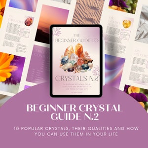 Beginner crystals guidebook / ebook part 2, 10 new crystals to discover!