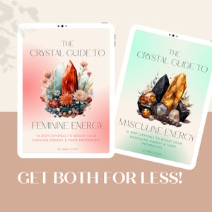 Bundle! Feminine & masculine energy crystal ebooks!