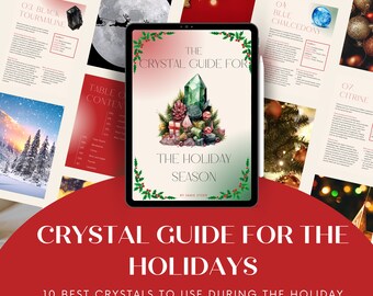 Kristall ebook für Feiertage und Weihnachten! - Beste Kristalle während der Ferien zu verwenden