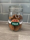 central perk kitchen cookie jar, storage jar,pasta, rice, tea, coffee, sugar canister