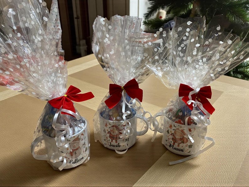 Personalised Christmas Children's unbreakable cups 6oz. Toddler cups Christmas cup. Christmas Eve box gift, plastic cups, 11oz available 画像 12