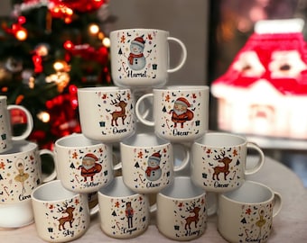 Personalised Christmas Children's unbreakable cups 6oz. Toddler cups  Christmas cup. Christmas Eve box gift, plastic cups, 11oz available