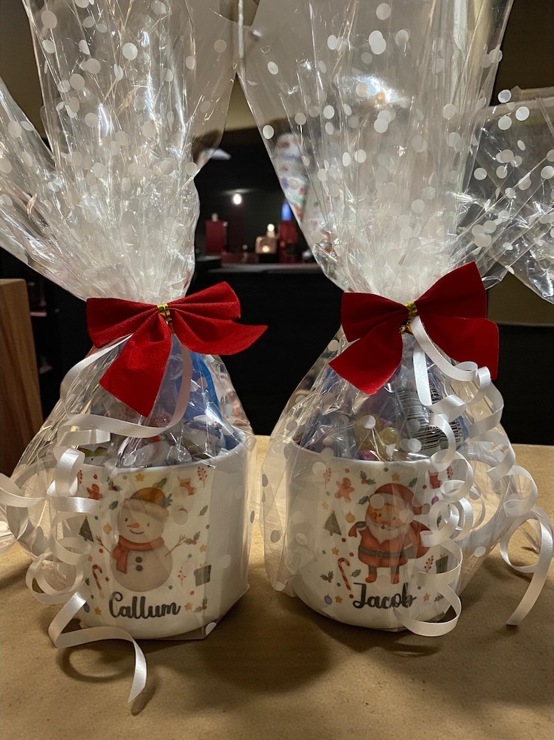 Personalised Christmas Children's unbreakable cups 6oz. Toddler cups Christmas cup. Christmas Eve box gift, plastic cups, 11oz available 画像 10