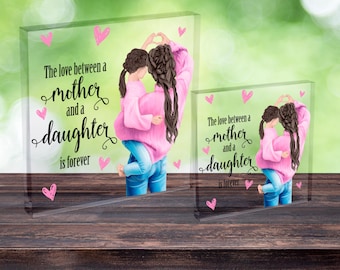 Mothers Day gift/ Mother and daughter plaque, Mother’s Day plaque, parent and child gift, Mother’s Day, Mother and daughter gift