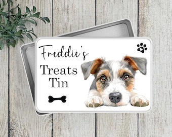Personalised Handmade Dogs treat Tin