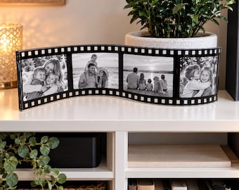 Personalised Photo Gift Film Strip | Custom Family Photo Keepsake | Mum Dad Gift | Anniversary Wedding Birthday Christmas Gift
