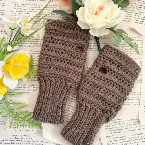 Handmade Crochet Gloves. Handmade Fingerless Gloves. Warm and Cozy. Winter gift ideas.