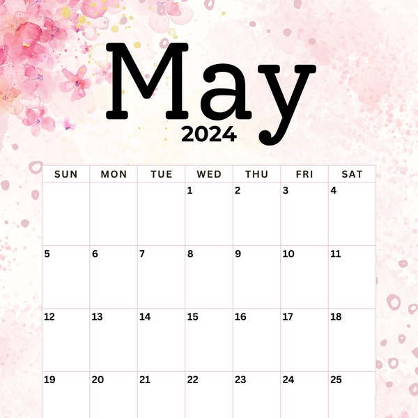 May Calendar Free Printable 2024 - Il 600x600.5908463616 2wvq 