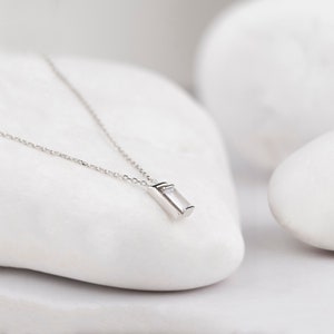 Baguette Wedding Necklace, Mother Grandma Family Gift, Silver Custom Necklace, Personalize Gift, Valentine Gift for Her, Mothers Day Gift