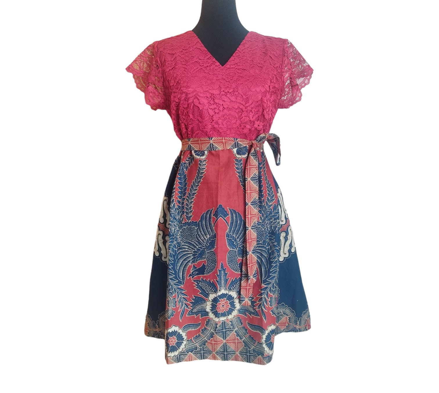 formal dresses prom dresses Wholesale Batik Border Sarong Dress main image 0