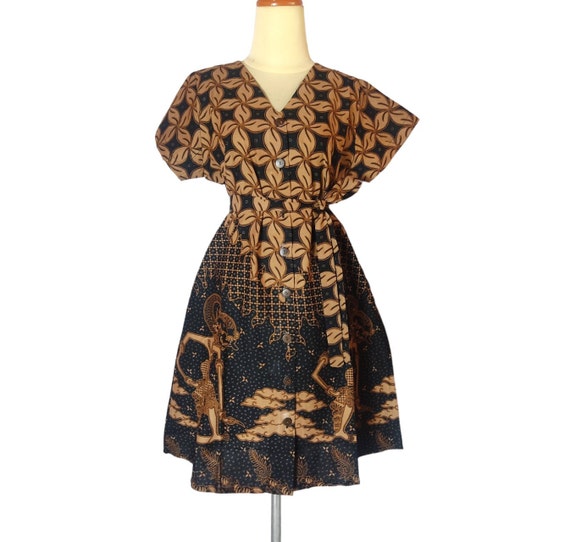 Dress motif batik sale