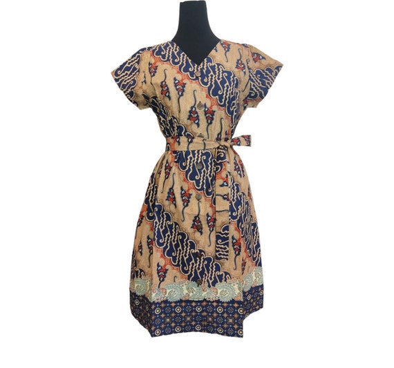 Hand Batiked Short Dress Hand Batiked Short Dress