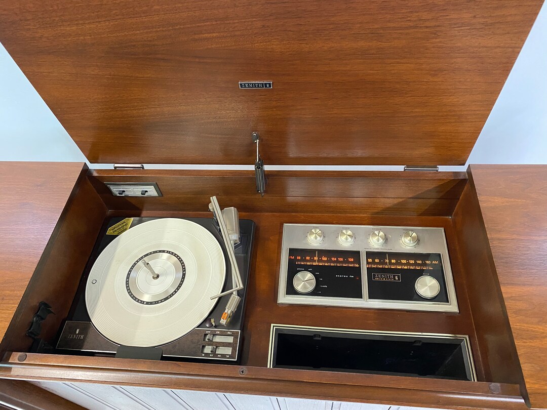 Zenith Stereo Console Model Number B941 Vintage Audio Etsy
