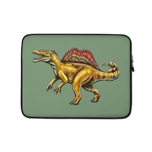 Spinosaurus Laptop Sleeve, Spinosaurus Laptop Bag, Dinosaur Laptop Sleeve, Dinosaur Laptop Bag