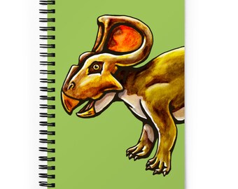 Protoceratops Spiral Notebook - Dinosaur Notebook, Blank Dinosaur Notebook, Dinosaur Journal