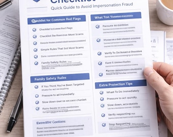 Checkliste zur Vorbeugung von KI-Betrug | Kurzanleitung zur Vermeidung von Imitationsbetrug