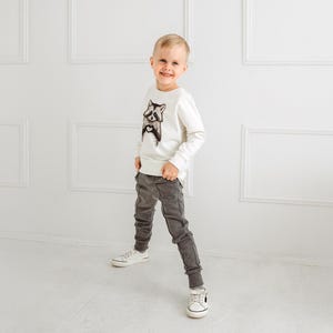 Completo da salotto in cotone per bambini - Abbigliamento da salotto unisex, tuta per bambini piccoli, tuta per neonati, set coordinato per bambini, tuta da ginnastica per ragazzi e ragazze,
