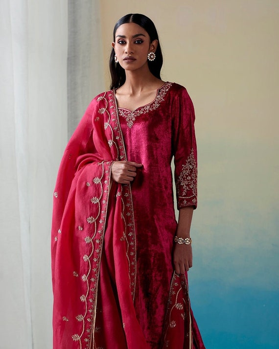 Buy Maroon Heavy Designer Party Wear Indo Western Suit | Designer Salwar  Suits