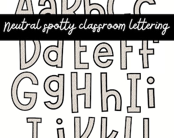 Bulletin Board | Boho Classroom Decor | Lettering Set | Neutral Colours | Classroom Decor | Classroom Display
