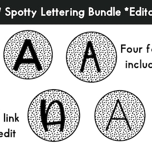 Bulletin Board Lettering | Classroom Decor Elementary | Classroom Display | Lettering Set | Bulletin Board Bundle | Spotty Classroom Decor