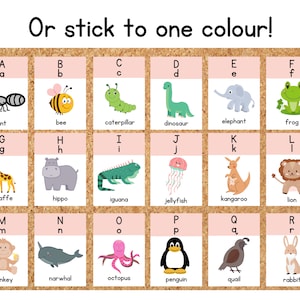 Animal Alphabet Posters | Pastel Classroom Decor | Classroom Display ...
