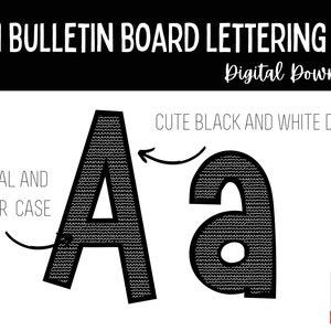 Bulletin Board Lettering Set | Boho Classroom Decor | Classroom Decor | Lettering Set | Classroom Display