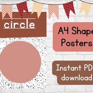 MATHS POSTER | bulletin board | 2d shape poster