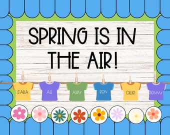 SPRING Bulletin Board | Spring Classroom | Bulletin Board Kit ...