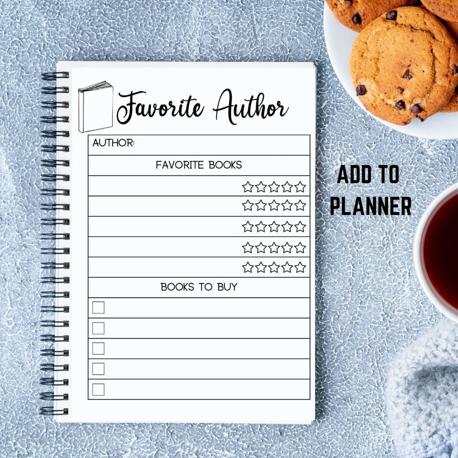 Printable Book Journal Bundle Reading Tracker Journal Book Etsy