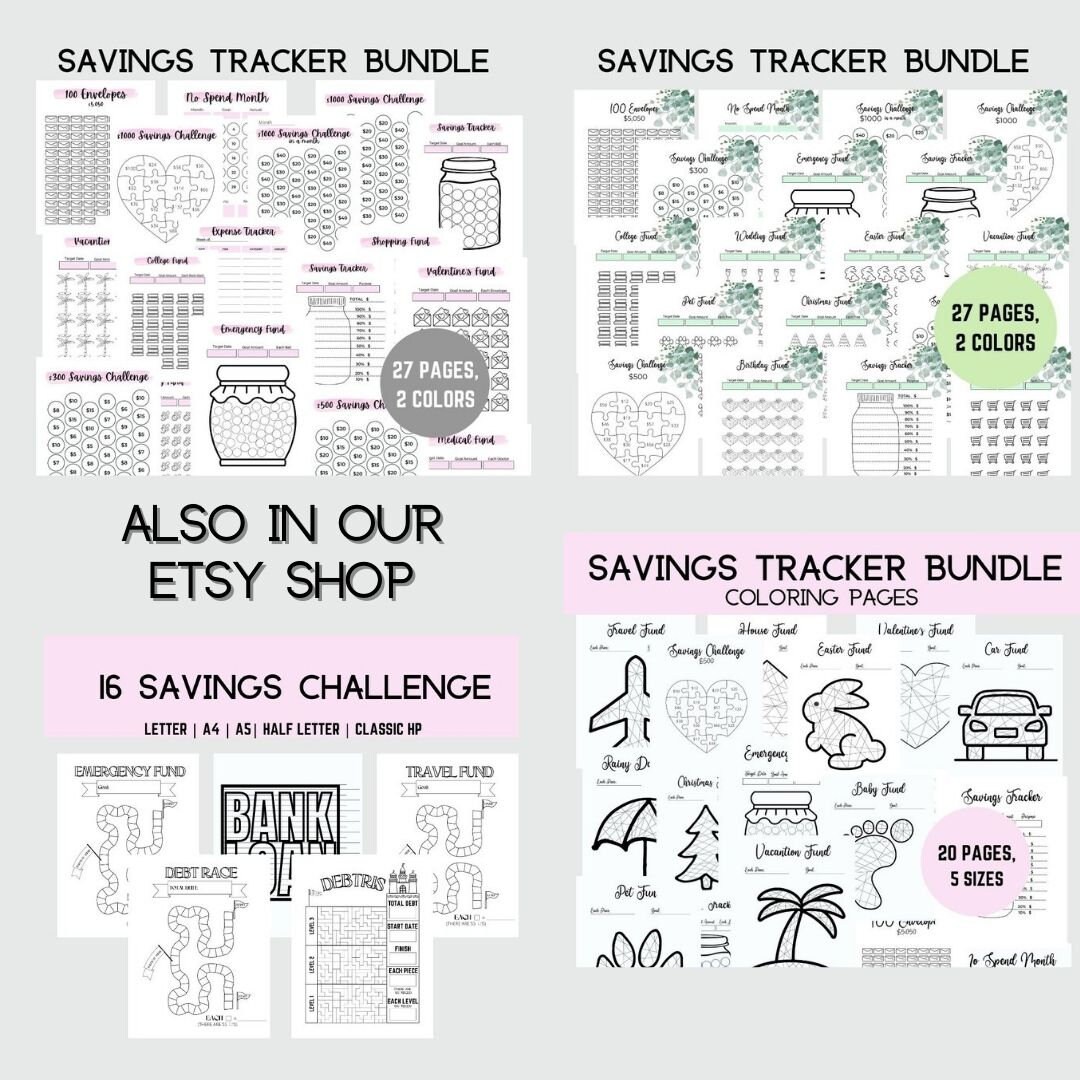 37 Page Printable Life Planner Binder Ultimate Life Bundle Etsy