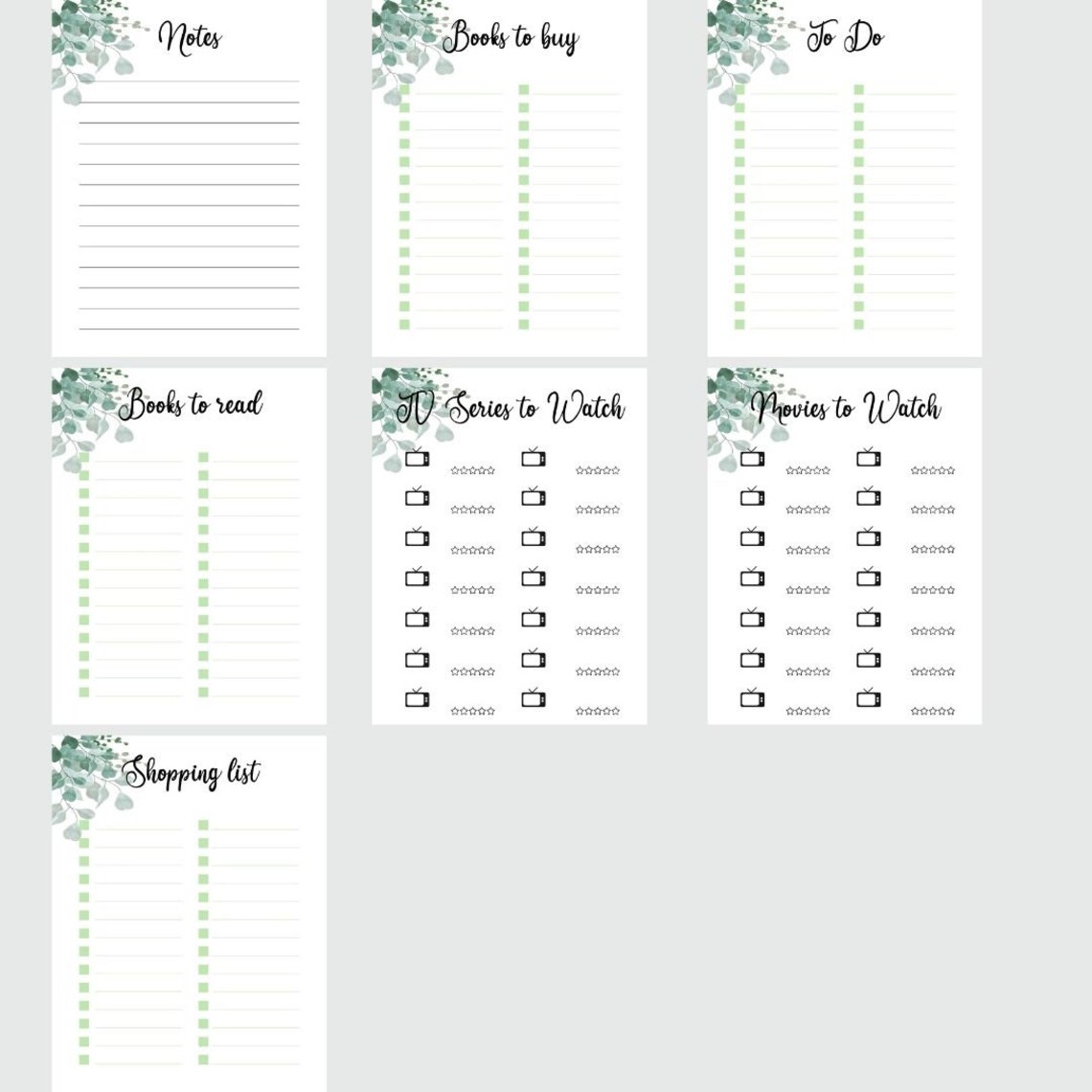 37 Page Printable Life Planner Binder Ultimate Life Bundle Etsy