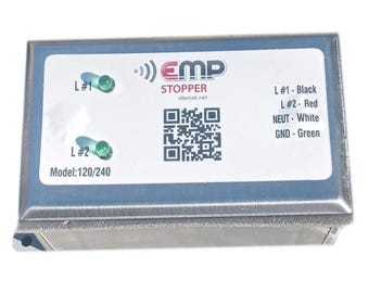 EMP Stopper AC Plug Lightning Shield Home Surge Protector Protection 120V 350kA Silentek.net