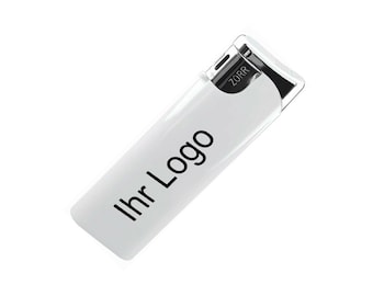 50 lighters with UV color printing - logo, text, name, advertising, wedding, giveaway, marketing