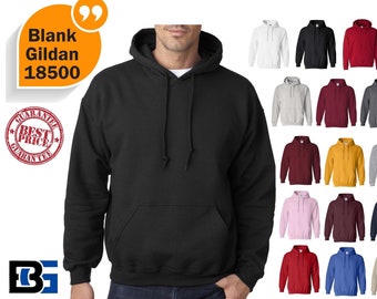Gildan Mens Plain Blank Basic Pullover Zip Up Hoodie Jumper Sweater Sweatshirt Gildan Mens Plain Blank Basic Pullover Zip Up Hoodie Jumper Sweater Sweatshirt
