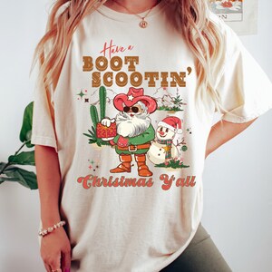 Cowboy Santa Shirts Retro Santa Shirt Cowboy Santa Tee Cowboy Santa Western Christmas Shirt Western Christmas Tees Cowboy Christmas Shirt