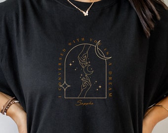 Sappho Sapphic Clothing Sapphic Shirt Subtle Lesbian Pride Sapphic Sapphic Gifts Indie Shirt Bookish Shirt Literary Shirt Sapho Quote