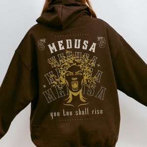Medusa Hoodie Snake Hoodie Medusa Snake Sweater Greek Mythology Greek Apparel Medusa Shirt Greek Goddess Medusa Costume Feminist Shirt