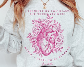 Felpa di Jane Austen Camicia di Jane Austen Regali di Jane Austen Felpa di libro di Jane Austin Felpa libresca Orgoglio e pregiudizio Mr Darcy